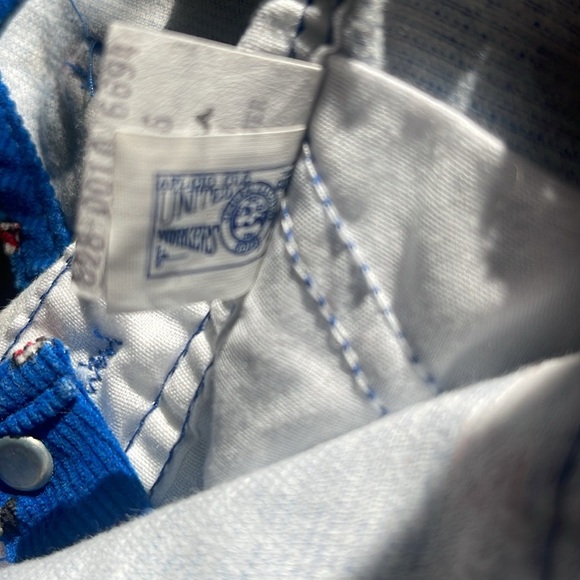 Vintage Oshkosh B’Gosh - blue corduroy overalls with toy soldiers - 24 months - Picture 7 of 7